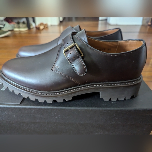 NEW J.Crew monk-strap dress shoes in leather - size 9.5 - Picture 11 of 12